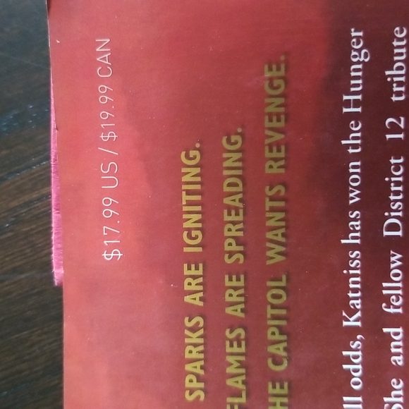 Catching Fire hardcover - Picture 3 of 3